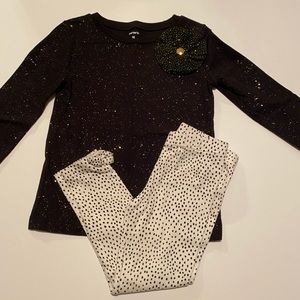Sparkle Carters 2pc set size 3T Like new